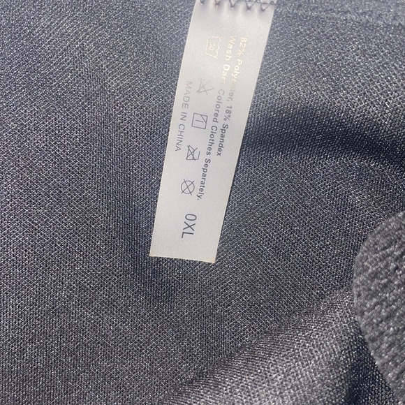 Shein black scallop high waisted bikini bottom 0XL - Picture 3 of 3